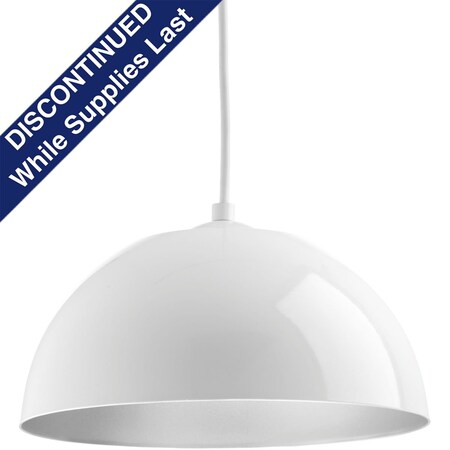 Progress Lighting Dome Collection One-Light LED Pendant P5340-3030K9